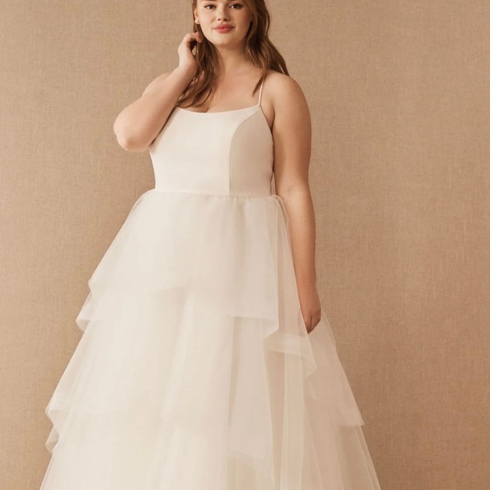 BHLDN NOUVELLE AMSALE CERA GOWN